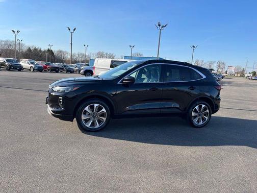 Agate Black Metallic 2025 Ford Escape Platinum
