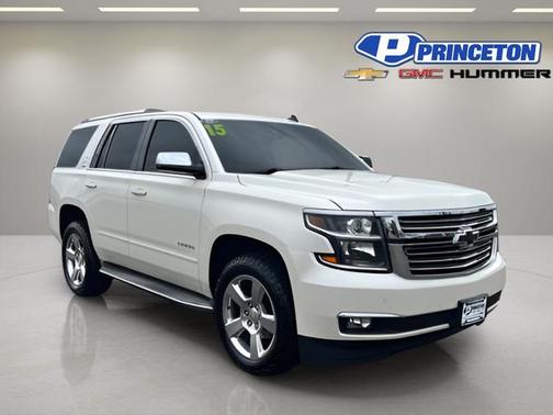 White Diamond Tricoat 2015 Chevrolet Tahoe LTZ
