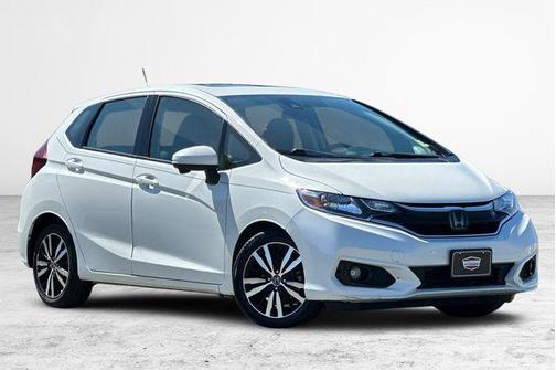 Platinum White Pearl 2019 Honda Fit EX