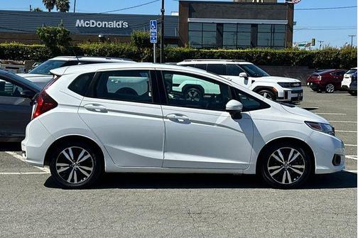 Platinum White Pearl 2019 Honda Fit EX
