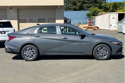 Amazon Gray 2026 Hyundai ELANTRA HEV Blue
