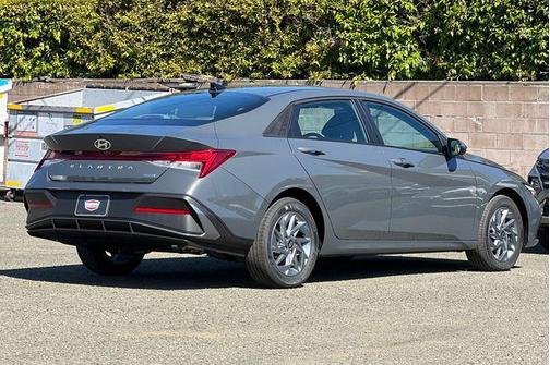 Amazon Gray 2026 Hyundai ELANTRA HEV Blue