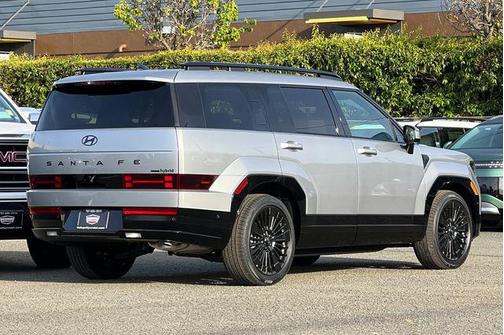 Shimmering Silver 2026 Hyundai SANTA FE HEV Calligraphy