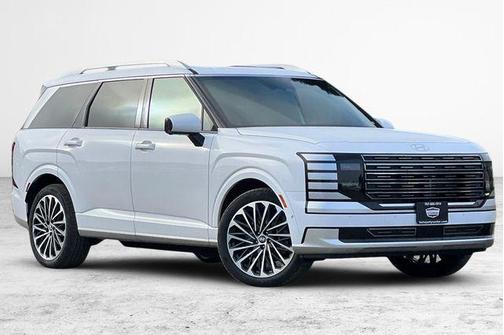 Creamy White Pearl 2026 Hyundai Palisade Hybrid Calligraphy