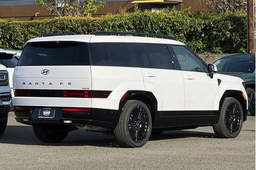 Serenity White 2026 Hyundai SANTA FE HEV Calligraphy