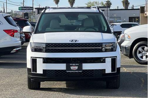 Serenity White 2026 Hyundai SANTA FE HEV Calligraphy