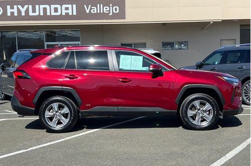 Ruby Flare Pearl 2025 Toyota RAV4 Hybrid XLE