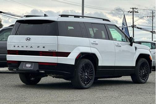 Serenity White 2026 Hyundai SANTA FE HEV Calligraphy