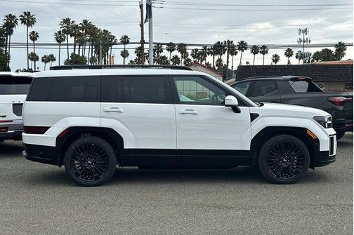 Serenity White 2026 Hyundai SANTA FE HEV Calligraphy