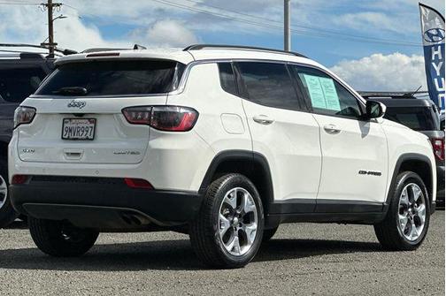 White Clearcoat 2021 Jeep Compass Limited