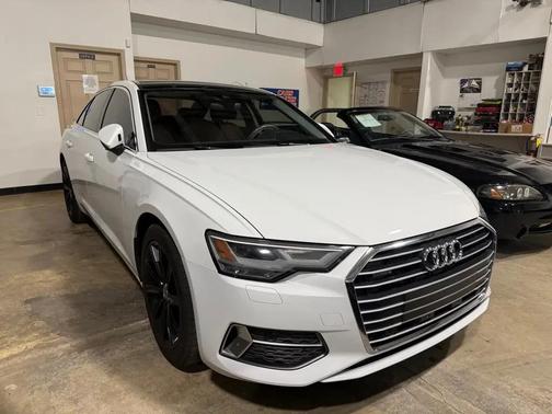 Glacier White Metallic 2020 Audi A6 45 Premium