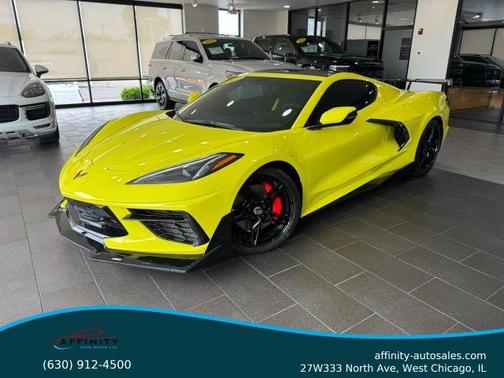 Yellow 2023 Chevrolet Corvette Stingray w/1LT