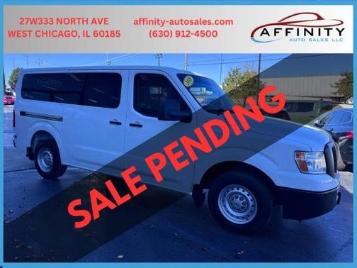Glacier White 2018 Nissan NV Passenger NV3500 HD S V6/S V8