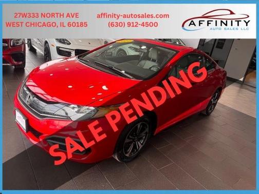 Red 2014 Honda Civic EX