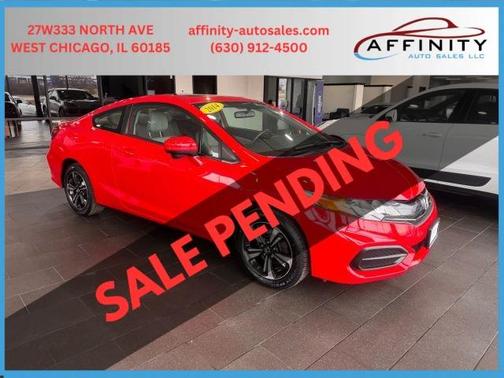 Red 2014 Honda Civic EX