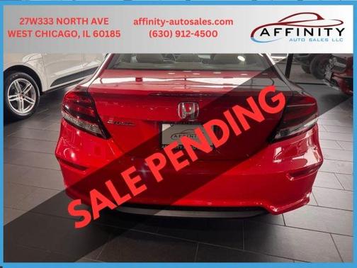 Red 2014 Honda Civic EX