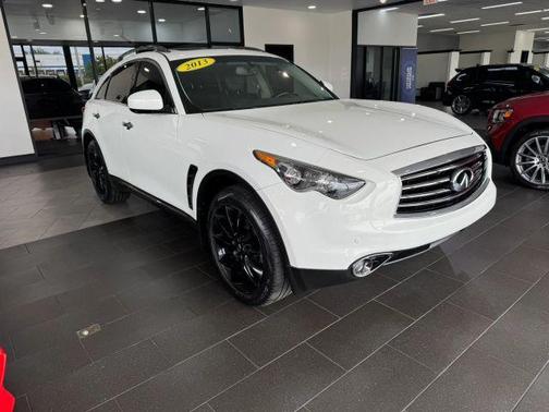 Moonlight White 2013 INFINITI FX37 Limited Edition