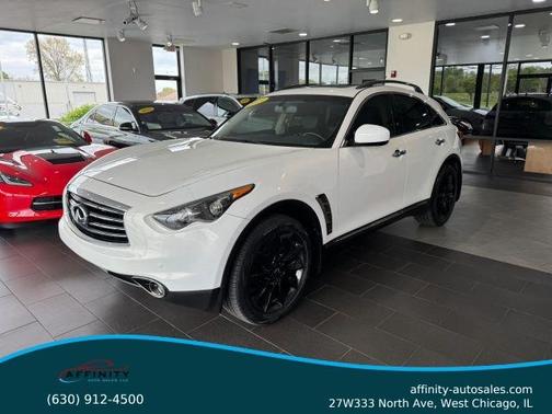 Moonlight White 2013 INFINITI FX37 Limited Edition