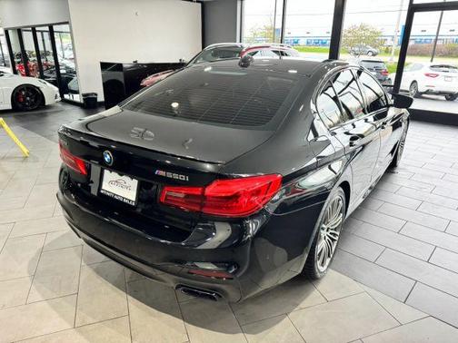 Black 2018 BMW M550 i xDrive