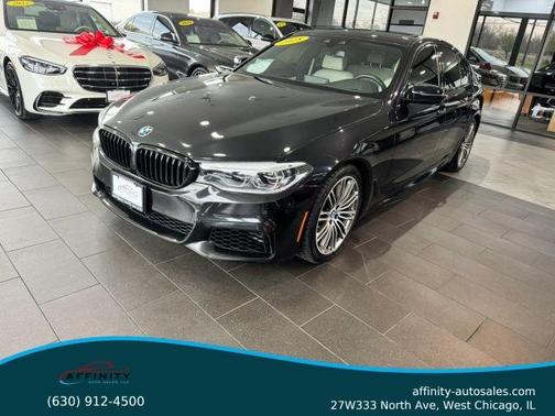 Black 2018 BMW M550 i xDrive