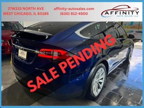 Blue 2021 Tesla Model X Long Range Plus