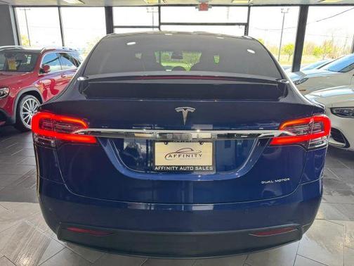 Blue 2021 Tesla Model X Long Range Plus