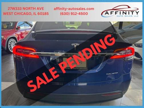 Blue 2021 Tesla Model X Long Range Plus