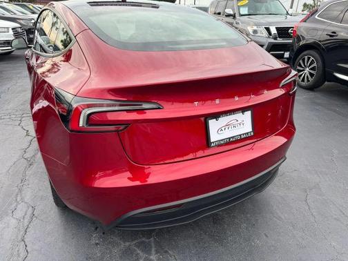 Red 2024 Tesla Model 3 Base