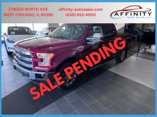 Red 2016 Ford F-150 Lariat