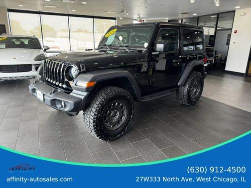 Black 2023 Jeep Wrangler Sport