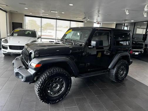 Black 2023 Jeep Wrangler Sport