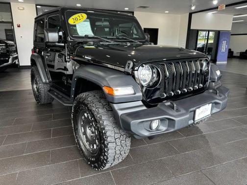 Black 2023 Jeep Wrangler Sport