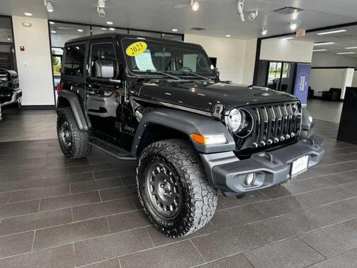 Black 2023 Jeep Wrangler Sport