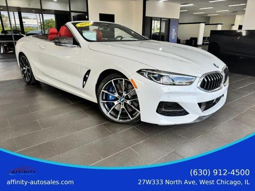 White 2019 BMW M850 i xDrive