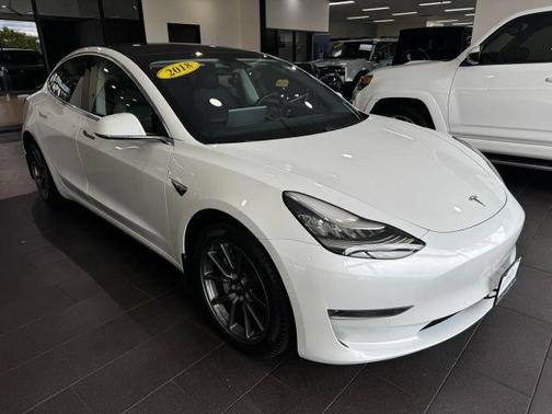 White 2018 Tesla Model 3 Long Range