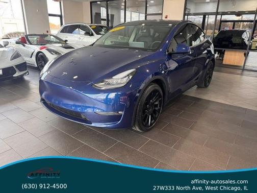 Blue 2021 Tesla Model Y Long Range
