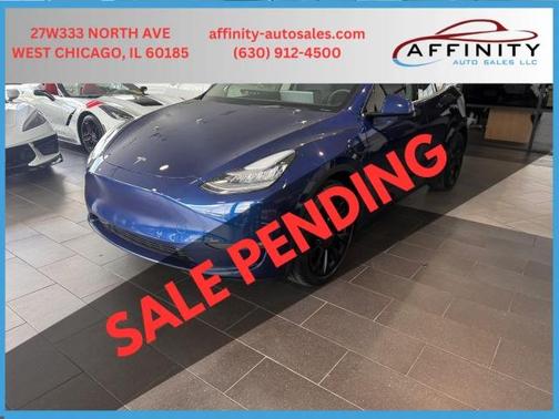 Blue 2021 Tesla Model Y Long Range