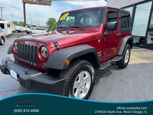 Red 2012 Jeep Wrangler Sport