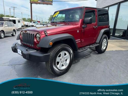 Red 2012 Jeep Wrangler Sport