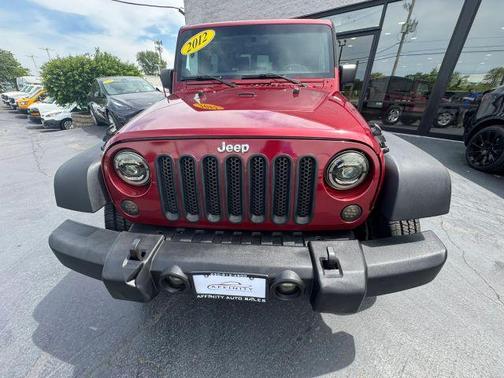 Red 2012 Jeep Wrangler Sport