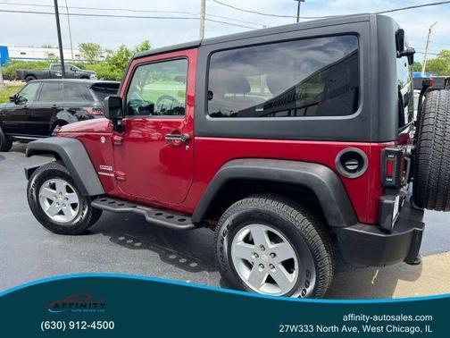 Red 2012 Jeep Wrangler Sport