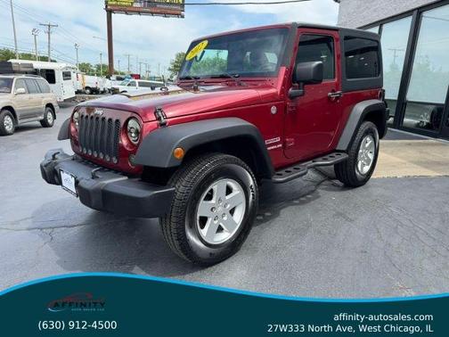 Red 2012 Jeep Wrangler Sport