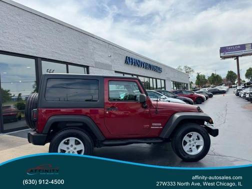 Red 2012 Jeep Wrangler Sport