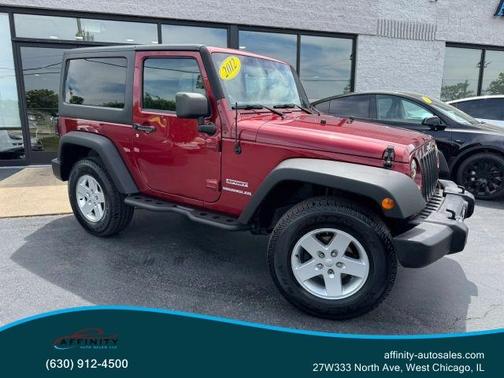 Red 2012 Jeep Wrangler Sport