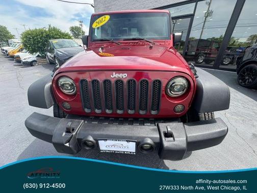 Red 2012 Jeep Wrangler Sport