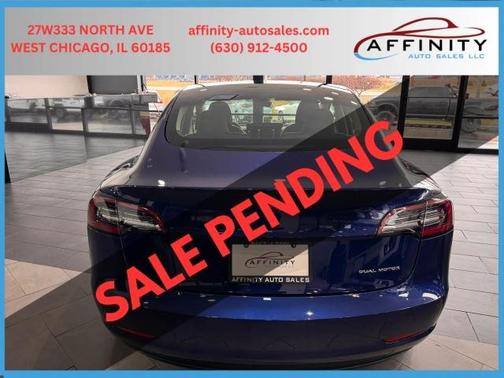 Blue 2021 Tesla Model 3 Long Range