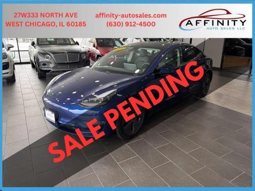 Blue 2021 Tesla Model 3 Long Range