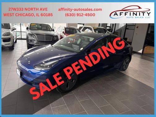 Blue 2021 Tesla Model 3 Long Range