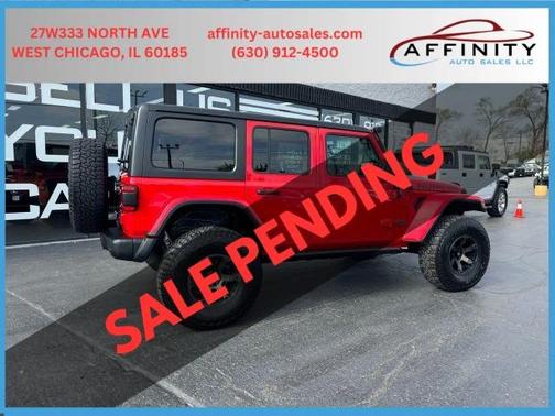 Red 2018 Jeep Wrangler Unlimited Rubicon