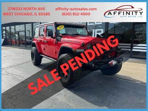 Red 2018 Jeep Wrangler Unlimited Rubicon